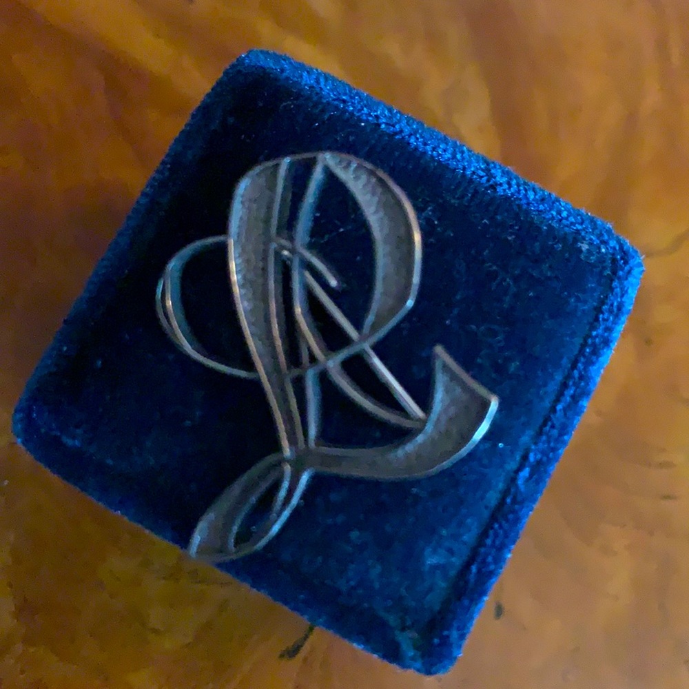 Ornate Silver Brooch